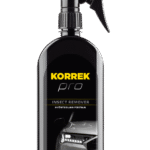 Korrek Pro Insect Remover trigger-spraylla, hyönteisten poista-aine autojen pintojen tehokkaaseen puhdistukseen ammattilaisille.